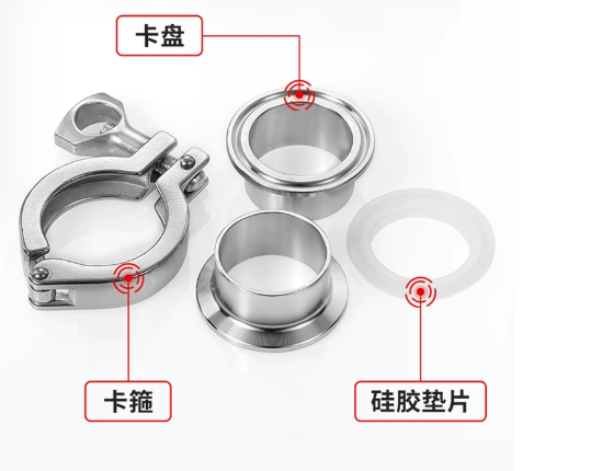 Stainless steel sanitory fitiitngs
